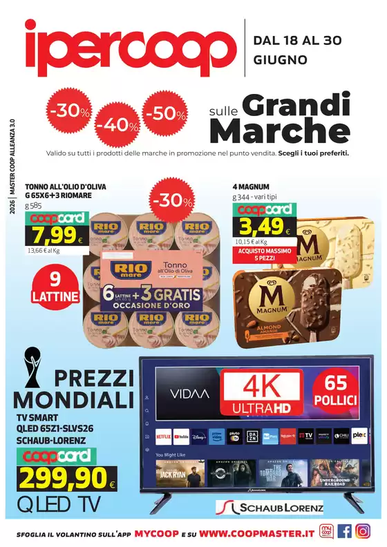 Volantino Ipercoop | dal 18 al 30 GIUGNO | 2026-06-18T00:00:00.000Z - 2026-06-30T00:00:00.000Z