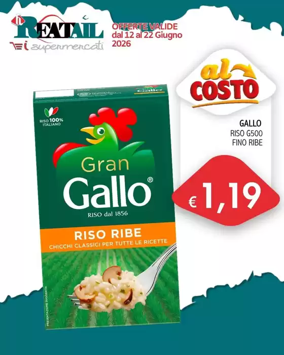 Volantino Reatail Supermercati | Offerte Reatail Supermercati | 2026-06-12T00:00:00.000Z - 2026-06-22T00:00:00.000Z