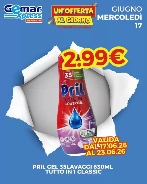 Volantino Gemar Detersivi | Le migliori offerte e sconti | 2026-06-17T00:00:00.000Z - 2026-06-23T00:00:00.000Z