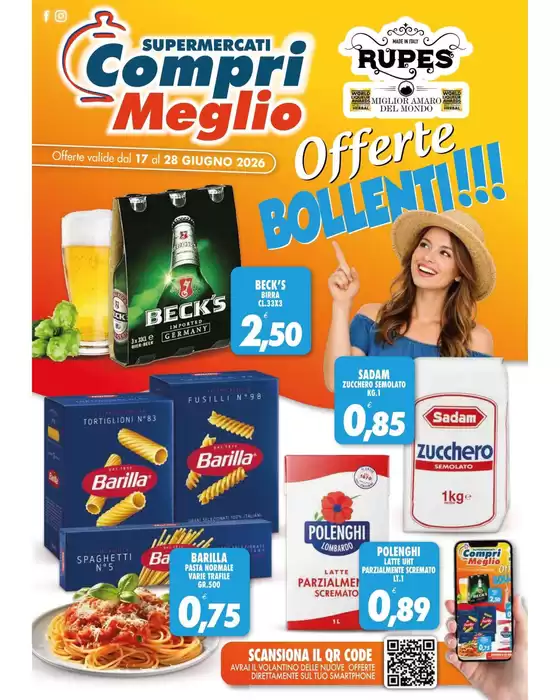 Volantino Compri Meglio | Offerte bollenti!!! | 2026-06-17T00:00:00.000Z - 2026-06-28T00:00:00.000Z