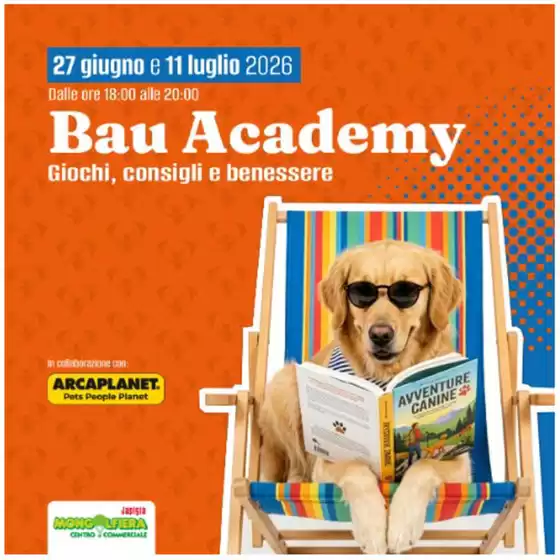 Volantino Mongolfiera - Japigia | Bau Academy | 2026-06-18T00:00:00.000Z - 2026-07-11T00:00:00.000Z