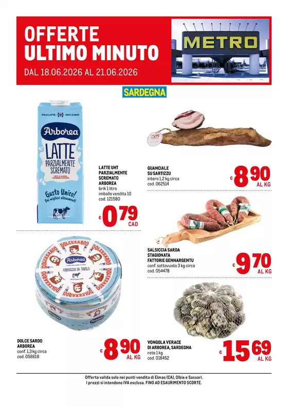 Volantino Metro | Offerte freschissimi 1 -Sardegna | 2026-06-18T00:00:00.000Z - 2026-06-21T00:00:00.000Z
