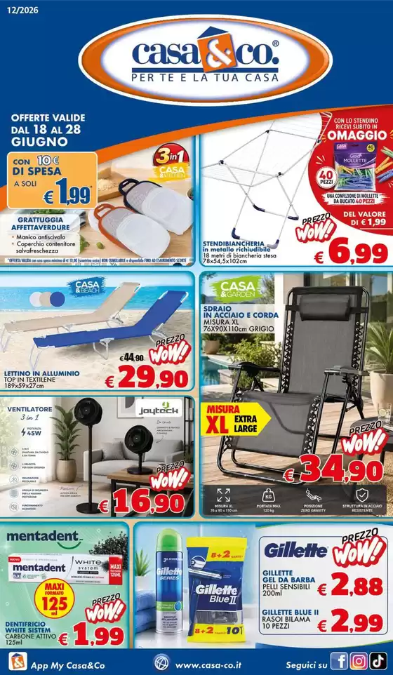 Volantino Casa & Co | Offerte valide dal 18 al 28 giugno | 2026-06-18T00:00:00.000Z - 2026-06-28T00:00:00.000Z