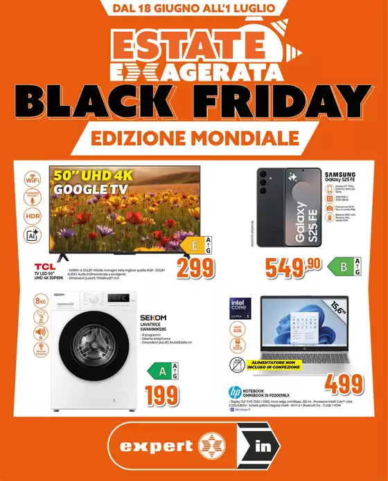 Volantino Ipercoop a Esine | EXPERT BLACK SUMMER | 2026-06-18T00:00:00.000Z - 2026-07-01T00:00:00.000Z