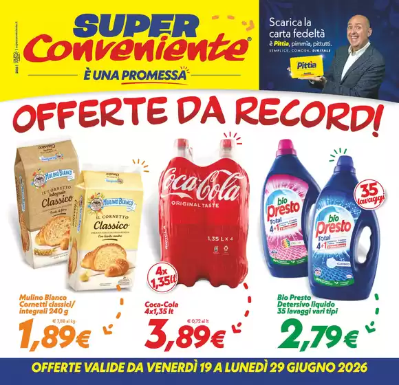 Volantino SuperConveniente | Offerte da record! | 2026-06-19T00:00:00.000Z - 2026-06-29T00:00:00.000Z