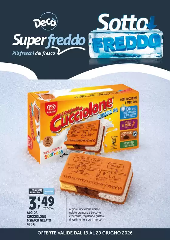 Volantino Decò | Sottofreddo | 2026-06-19T00:00:00.000Z - 2026-06-29T00:00:00.000Z