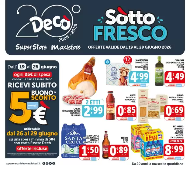 Volantino Decò | Sottofresco | 2026-06-19T00:00:00.000Z - 2026-06-29T00:00:00.000Z