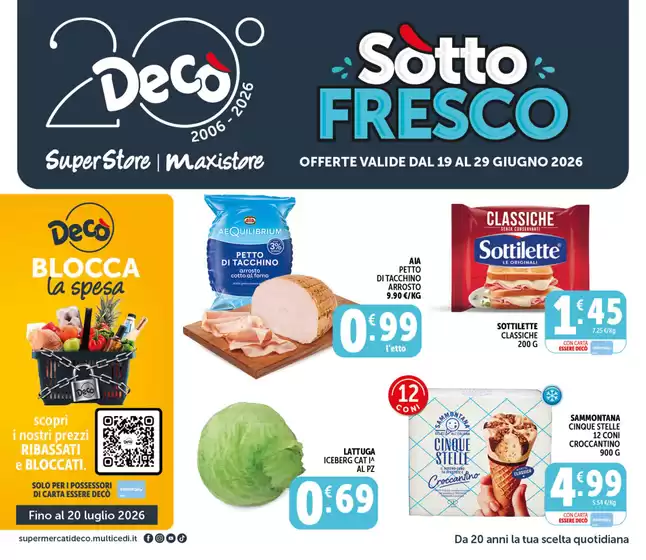 Volantino Decò a Casoria | Sottofresco | 2026-06-19T00:00:00.000Z - 2026-06-29T00:00:00.000Z