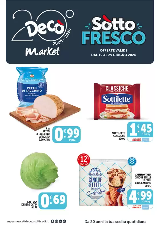 Volantino Decò a Lecce | Sottofresco | 2026-06-19T00:00:00.000Z - 2026-06-29T00:00:00.000Z