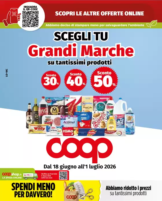 Volantino Coop | Sconto 30%40%50% | 2026-06-18T00:00:00.000Z - 2026-07-01T00:00:00.000Z