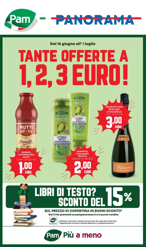 Volantino Panorama | 1,2,3 euro! | 2026-06-18T00:00:00.000Z - 2026-07-01T00:00:00.000Z