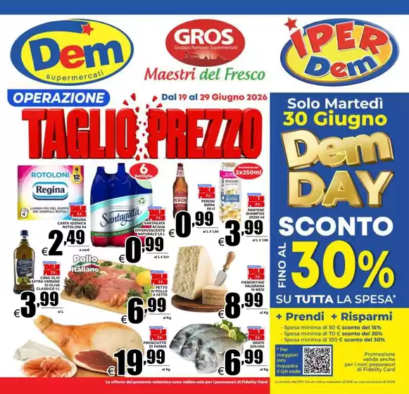 Volantino Dem | Taglio prezzo | 2026-06-19T00:00:00.000Z - 2026-06-29T00:00:00.000Z