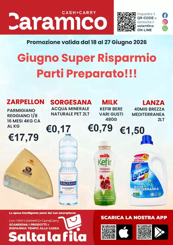 Volantino Caramico | Giugno Super Risparmio Parti Preparato!!! | 2026-06-18T00:00:00.000Z - 2026-06-27T00:00:00.000Z