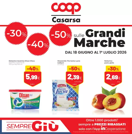 Volantino Coop a Albavilla | Grandi marche | 2026-06-18T00:00:00.000Z - 2026-07-01T00:00:00.000Z