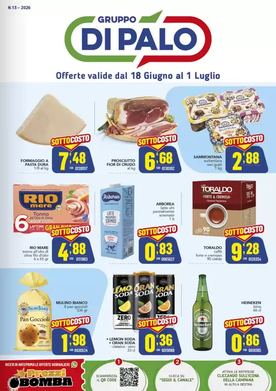 Volantino C&C di Palo | Prezzi bomba | 2026-06-18T00:00:00.000Z - 2026-07-01T00:00:00.000Z