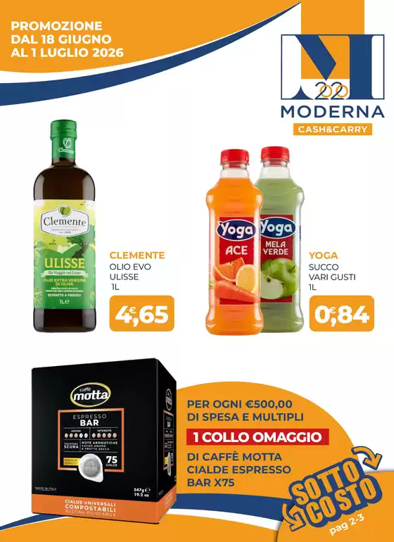 Volantino Moderna Cash | PROMOZIONE DAL 18 GIUGNO AL 1 LUGLIO 2026 | 2026-06-18T00:00:00.000Z - 2026-07-01T00:00:00.000Z