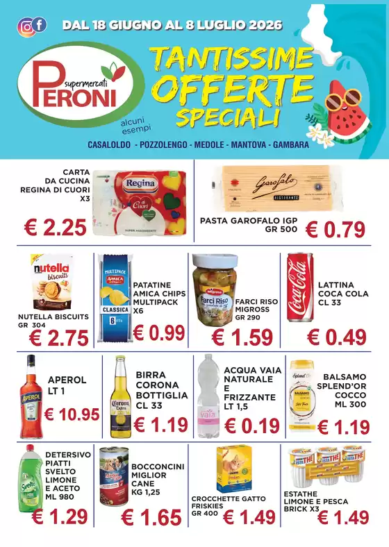 Volantino Supermercati Peroni a Monzuno | Tantissime offerte speciali | 2026-06-18T00:00:00.000Z - 2026-07-08T00:00:00.000Z