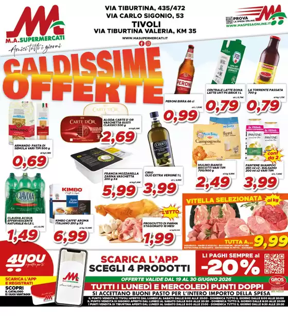 Volantino MA Supermercati | Caldissime offerte | 2026-06-19T00:00:00.000Z - 2026-06-30T00:00:00.000Z