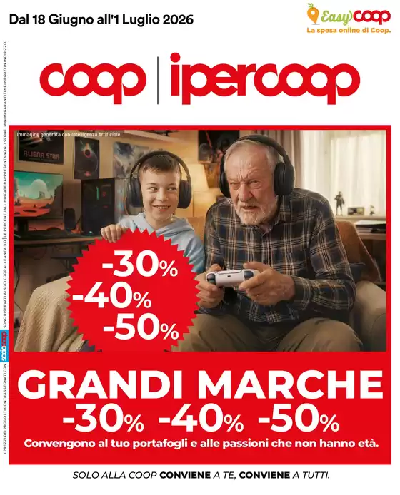 Volantino Ipercoop a Ostellato | Grandi marche | 2026-06-18T00:00:00.000Z - 2026-07-01T00:00:00.000Z
