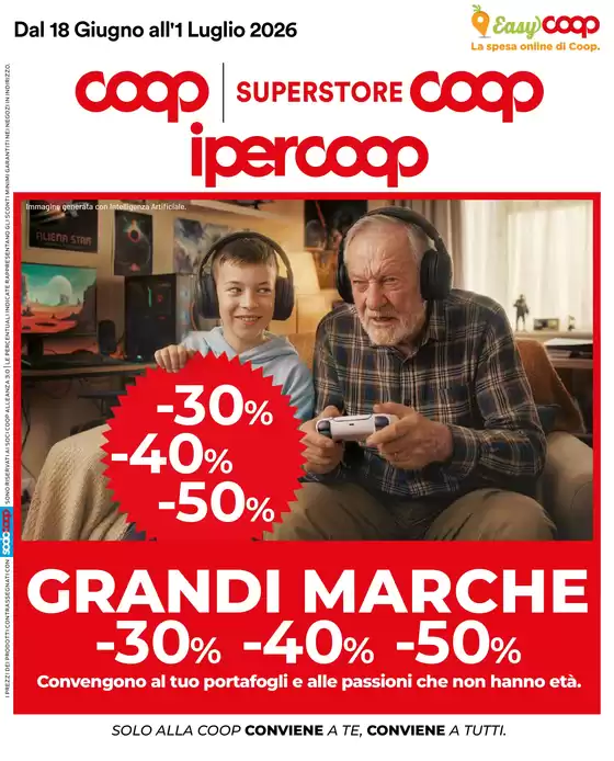 Volantino Ipercoop a Gonzaga | Grandi marche | 2026-06-18T00:00:00.000Z - 2026-07-01T00:00:00.000Z