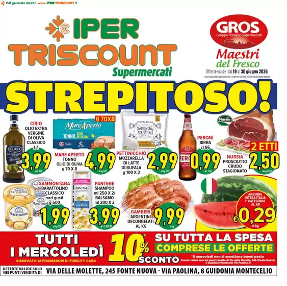 Volantino Iper Triscount a Castrovillari | Strepitoso! | 2026-06-19T00:00:00.000Z - 2026-06-30T00:00:00.000Z