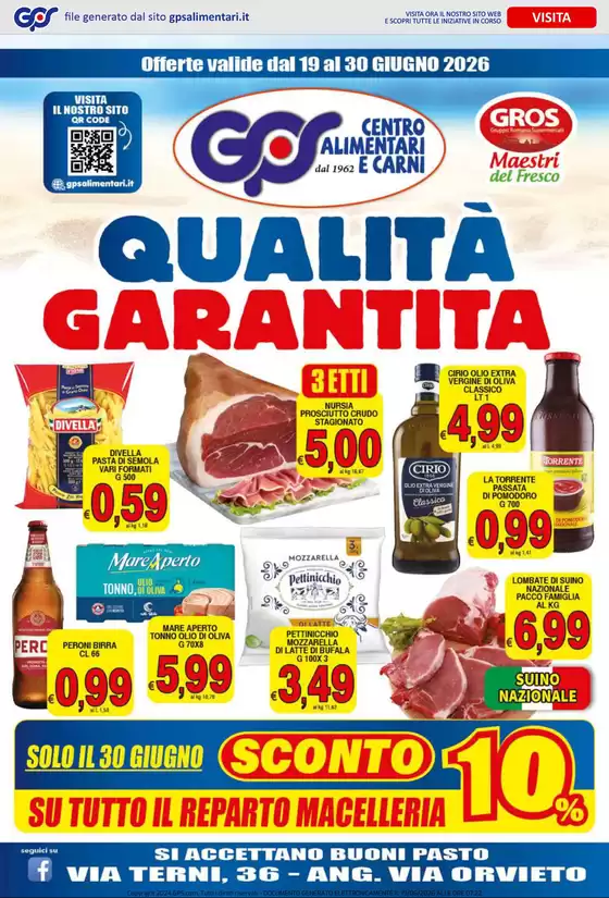 Volantino Iper Triscount a Castrovillari | Qualita garantita | 2026-06-19T00:00:00.000Z - 2026-06-30T00:00:00.000Z
