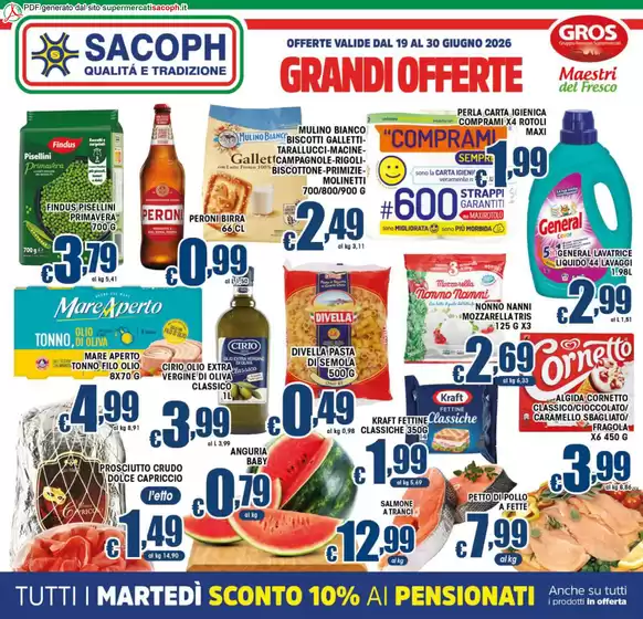 Volantino Sacoph a Castrovillari | Grandi offerte | 2026-06-19T00:00:00.000Z - 2026-06-30T00:00:00.000Z