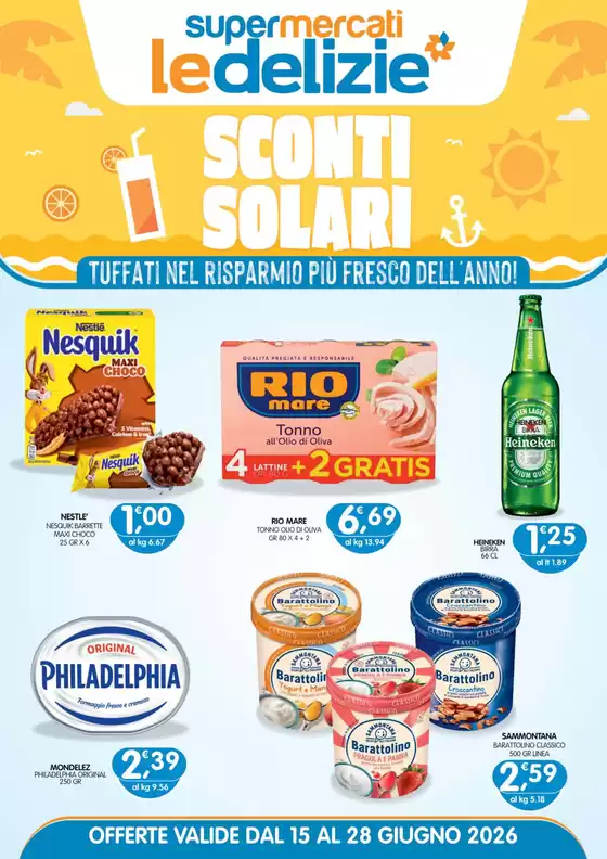 Volantino Le Delizie del Sud a Castrovillari | Sconti solari | 2026-06-19T00:00:00.000Z - 2026-06-28T00:00:00.000Z