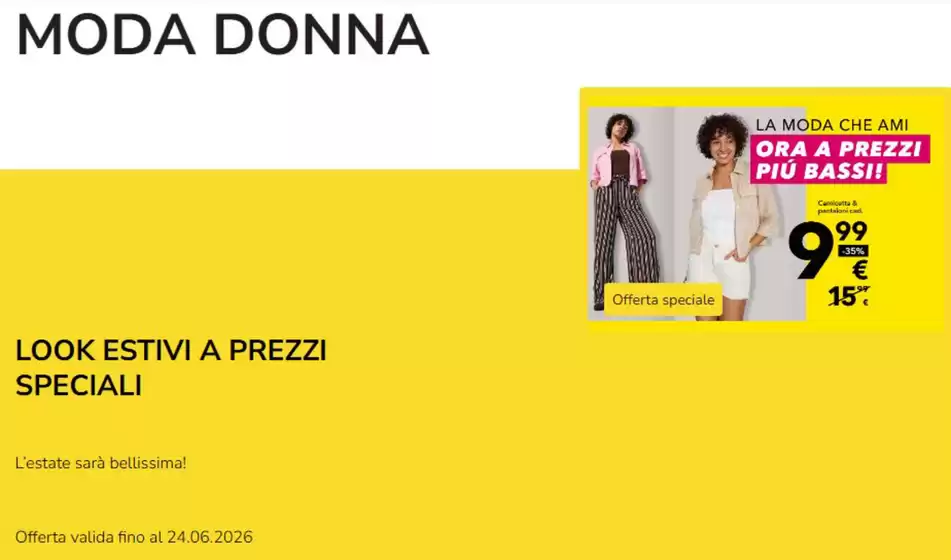 Volantino Takko Fashion | Moda donna | 2026-06-19T00:00:00.000Z - 2026-06-24T00:00:00.000Z