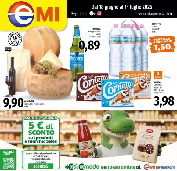 Volantino Emi | Dal 18 giugno al 1 luglio 2026 | 2026-06-18T00:00:00.000Z - 2026-07-01T00:00:00.000Z