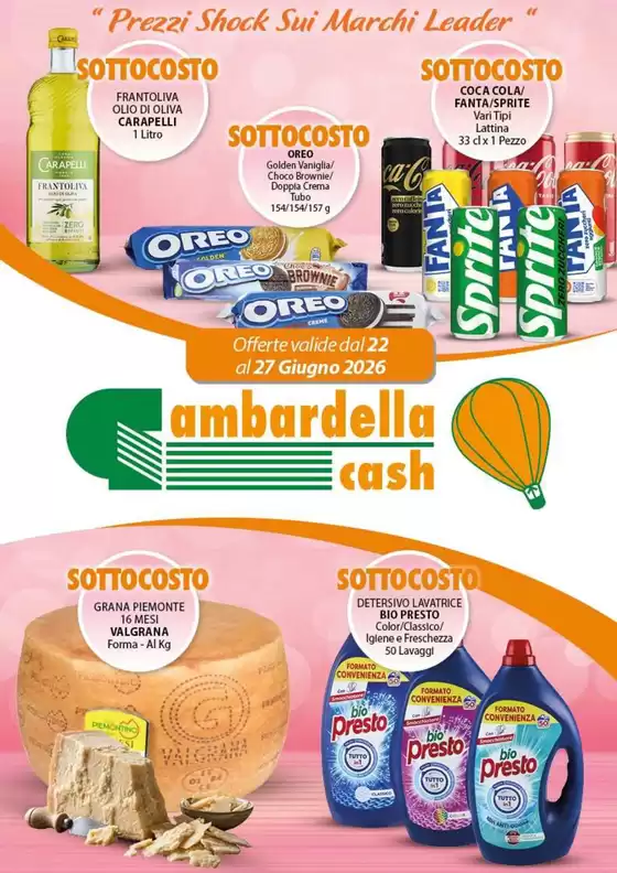 Volantino Gambardella Cash | Sottocosto | 2026-06-22T00:00:00.000Z - 2026-06-27T00:00:00.000Z
