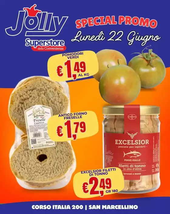 Volantino Jolly Market | Special promo | 2026-06-22T00:00:00.000Z - 2026-06-22T00:00:00.000Z