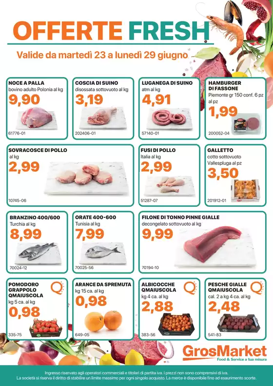 Volantino Sogegross a Genova | Offerte fresh | 2026-06-23T00:00:00.000Z - 2026-06-29T00:00:00.000Z