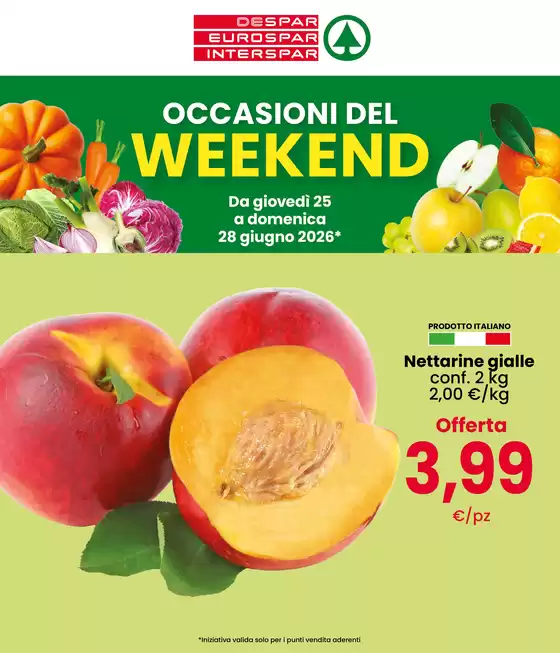 Volantino Eurospar a Montegaldella | Offerte Eurospar | 2026-06-25T00:00:00.000Z - 2026-06-28T00:00:00.000Z