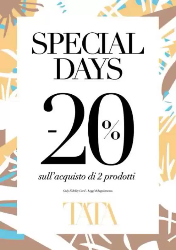 Volantino GrandApulia | Speciale days -20% | 2026-06-22T00:00:00.000Z - 2026-06-30T00:00:00.000Z