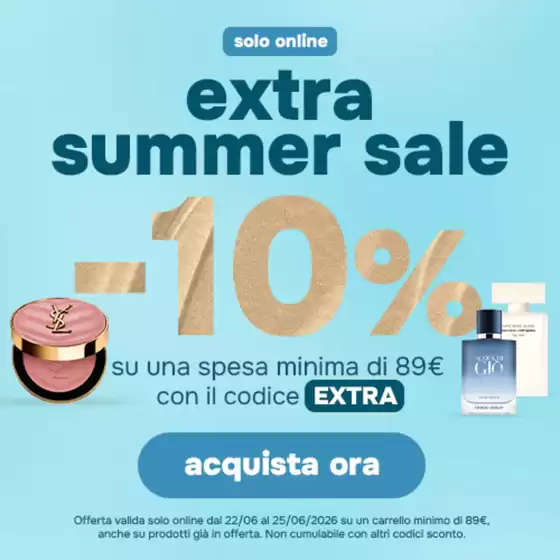 Volantino Beauty Star | Extra summer sale -10% | 2026-06-22T00:00:00.000Z - 2026-06-25T00:00:00.000Z