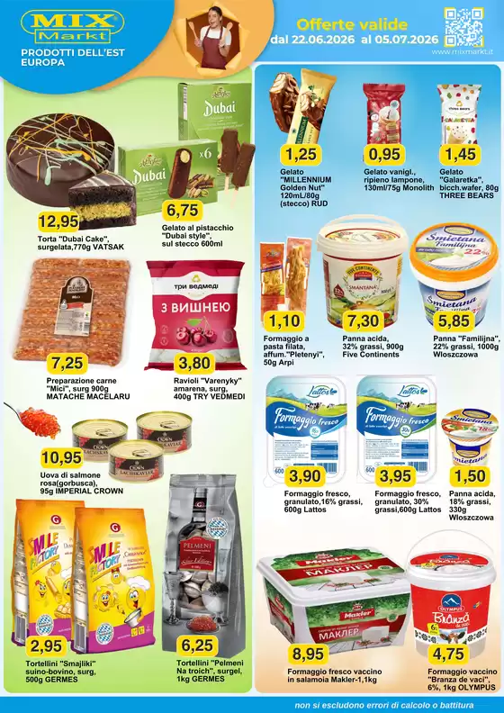 Volantino Mix Markt | Prodotti Dell'Est Europa | 2026-06-22T00:00:00.000Z - 2026-07-05T00:00:00.000Z