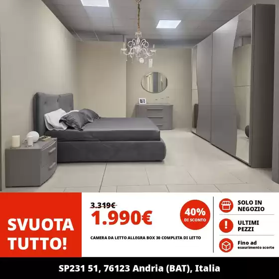 Volantino Grandarredo a Castiglione della Pescaia | Svuota tutto! | 2026-06-22T00:00:00.000Z - 2026-07-26T00:00:00.000Z