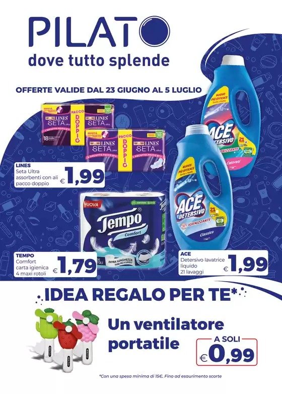 Volantino Pilato | Offerte valide dal 23 giugno al 5 luglio | 2026-06-23T00:00:00.000Z - 2026-07-05T00:00:00.000Z