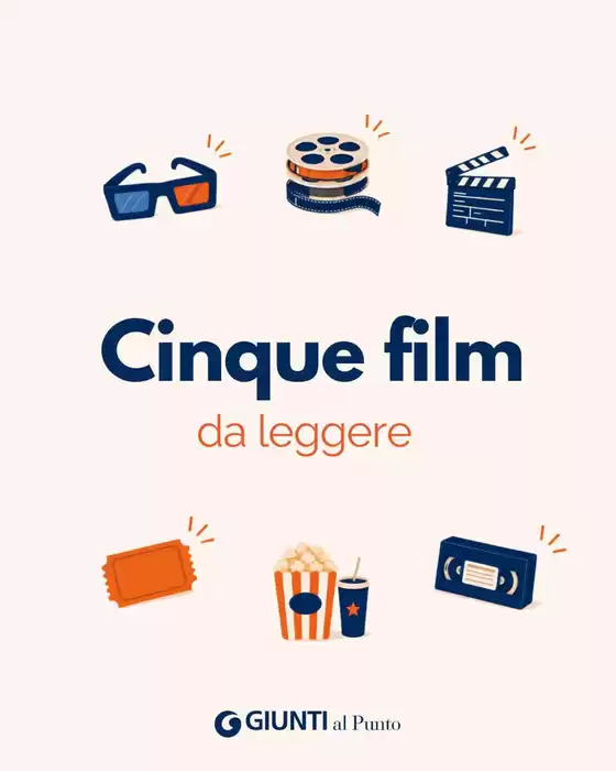 Volantino Giunti al Punto a Lonato del Garda | Cinque film da leggere | 2026-06-23T00:00:00.000Z - 2026-06-30T00:00:00.000Z