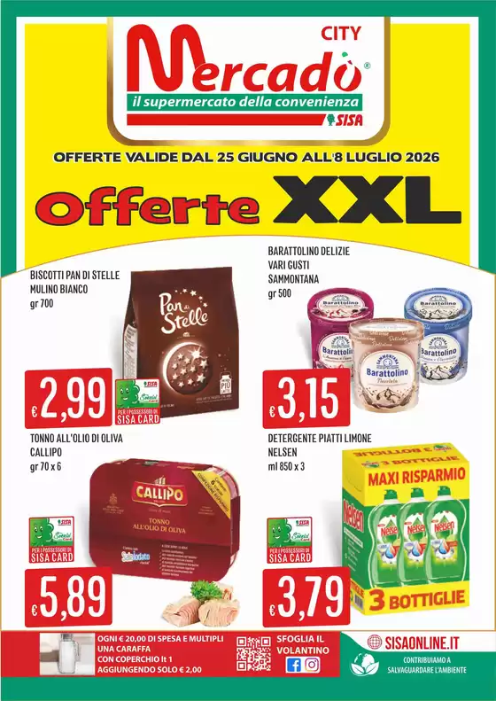 Volantino Mercadò | Sconti e promozioni | 2026-06-25T00:00:00.000Z - 2026-07-08T00:00:00.000Z