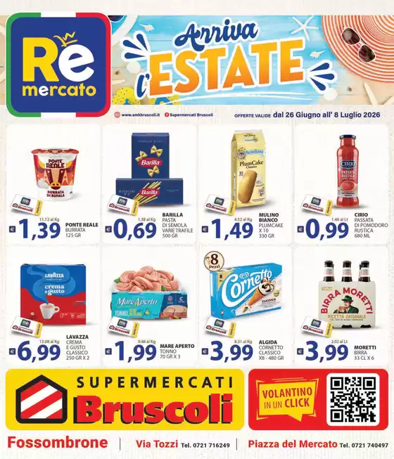 Volantino Bruscoli | Arriva l'estate | 2026-06-26T00:00:00.000Z - 2026-07-08T00:00:00.000Z