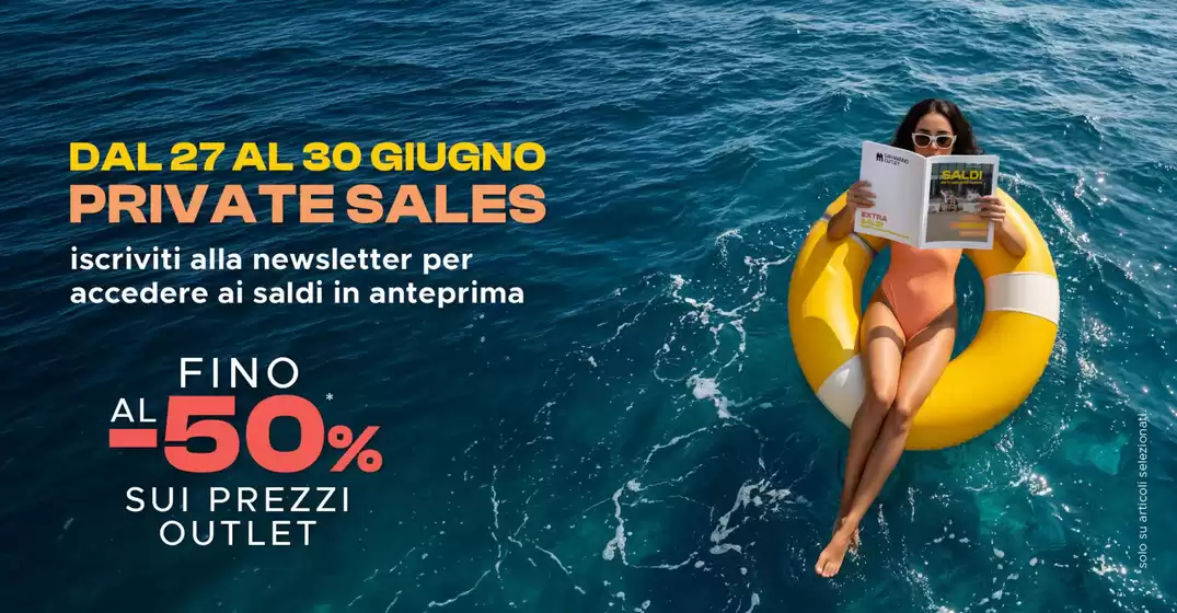 Volantino San Marino Outlet Experience | Private sales | 2026-06-27T00:00:00.000Z - 2026-06-30T00:00:00.000Z