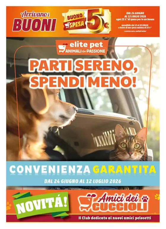 Volantino Elite Pet | Risparmia ora con le nostre offerte | 2026-06-24T00:00:00.000Z - 2026-07-28T00:00:00.000Z