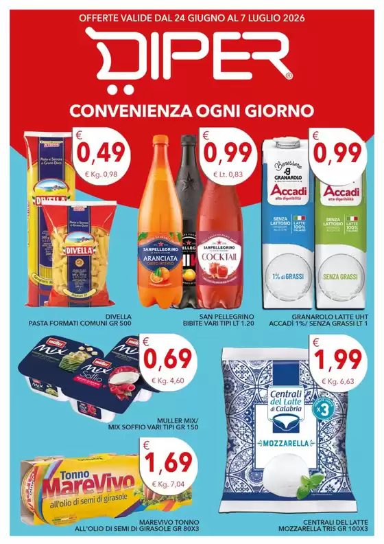Volantino Diper Spesa | Convenienza ogni giorno | 2026-06-24T00:00:00.000Z - 2026-07-07T00:00:00.000Z