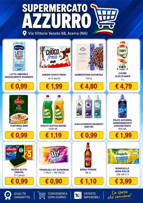 Volantino Supermercato Azzurro | Offerte | 2026-06-24T00:00:00.000Z - 2026-06-30T00:00:00.000Z