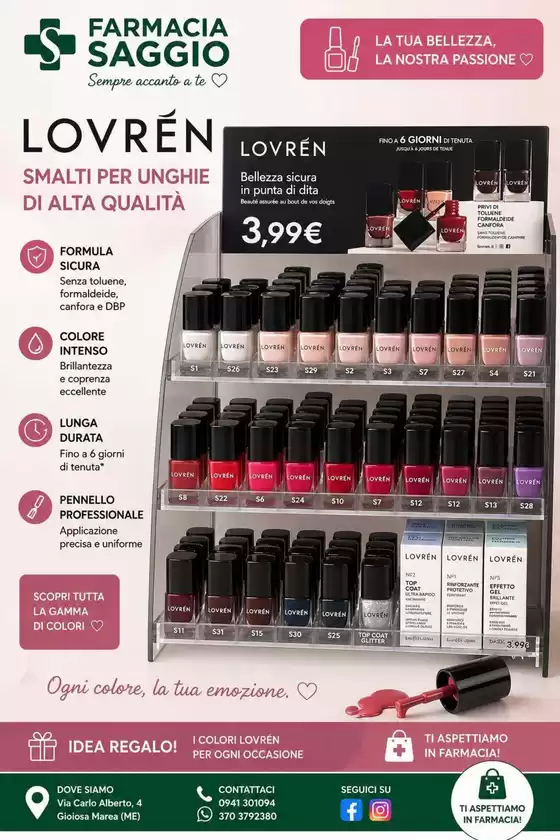Volantino Farmacia Saggio a Bascapè | Lovern | 2026-06-24T00:00:00.000Z - 2026-06-30T00:00:00.000Z
