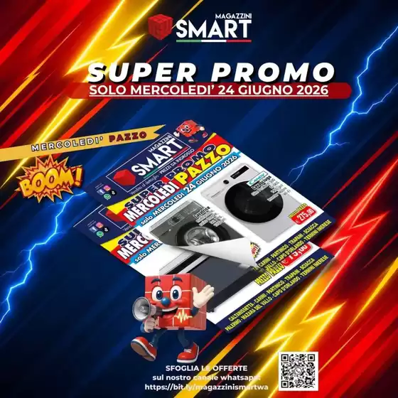 Volantino Magazzini Smart | Mercoledi pazzo | 2026-06-24T00:00:00.000Z - 2026-06-24T00:00:00.000Z