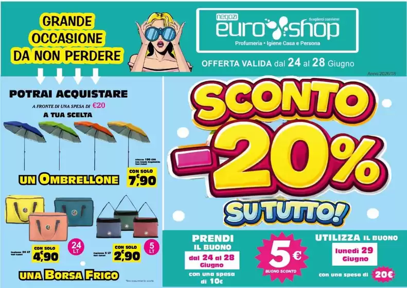 Volantino | Sconto -20% su tutto! | 2026-06-24T00:00:00.000Z - 2026-06-29T00:00:00.000Z