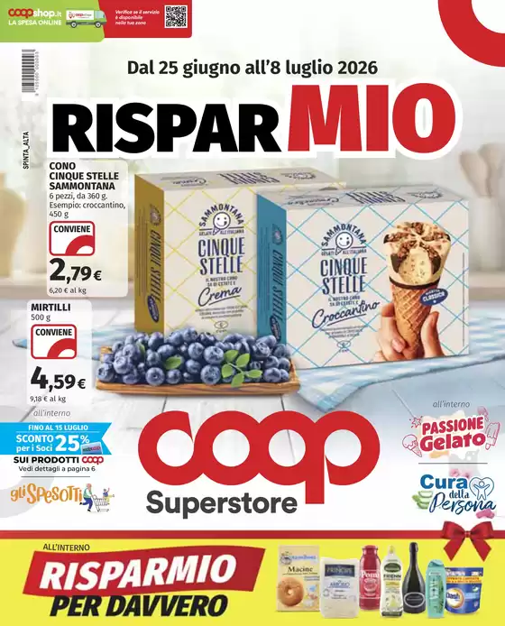 Volantino Coop | Extra offerte | 2026-06-25T00:00:00.000Z - 2026-07-08T00:00:00.000Z